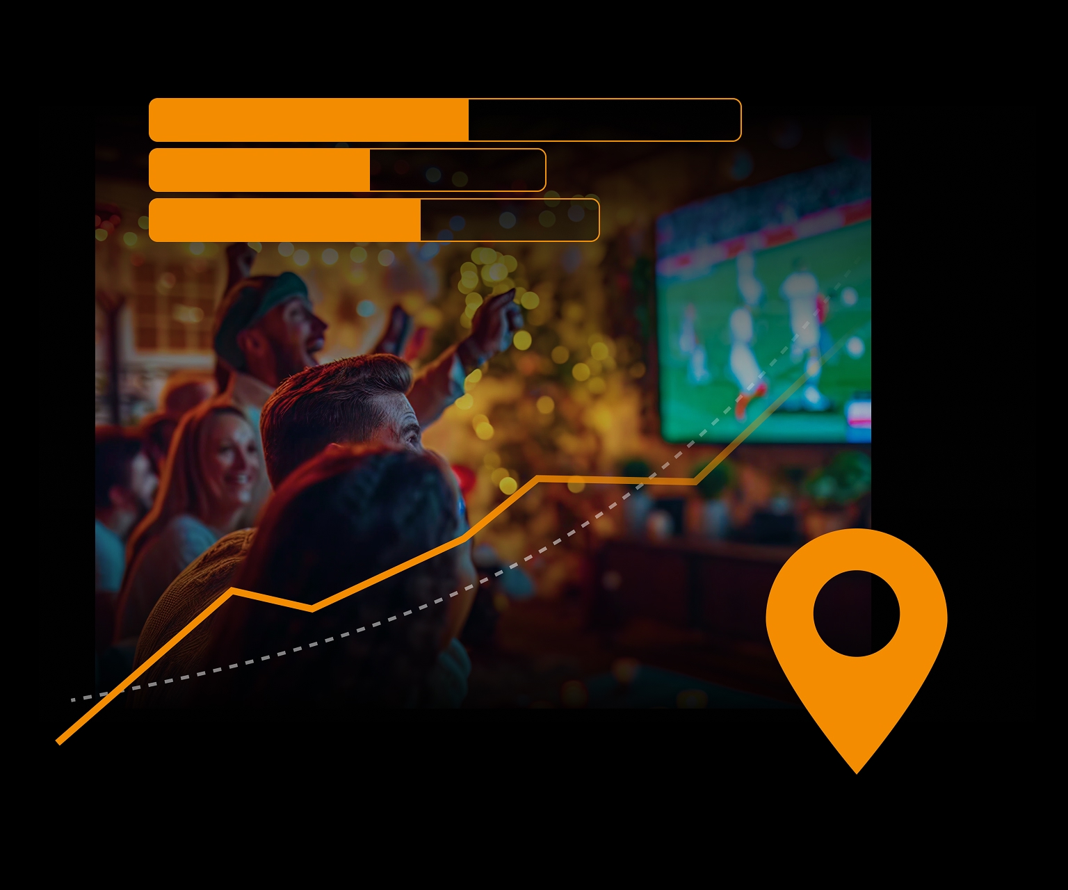 Bijpassende visual over marketing en promotie
