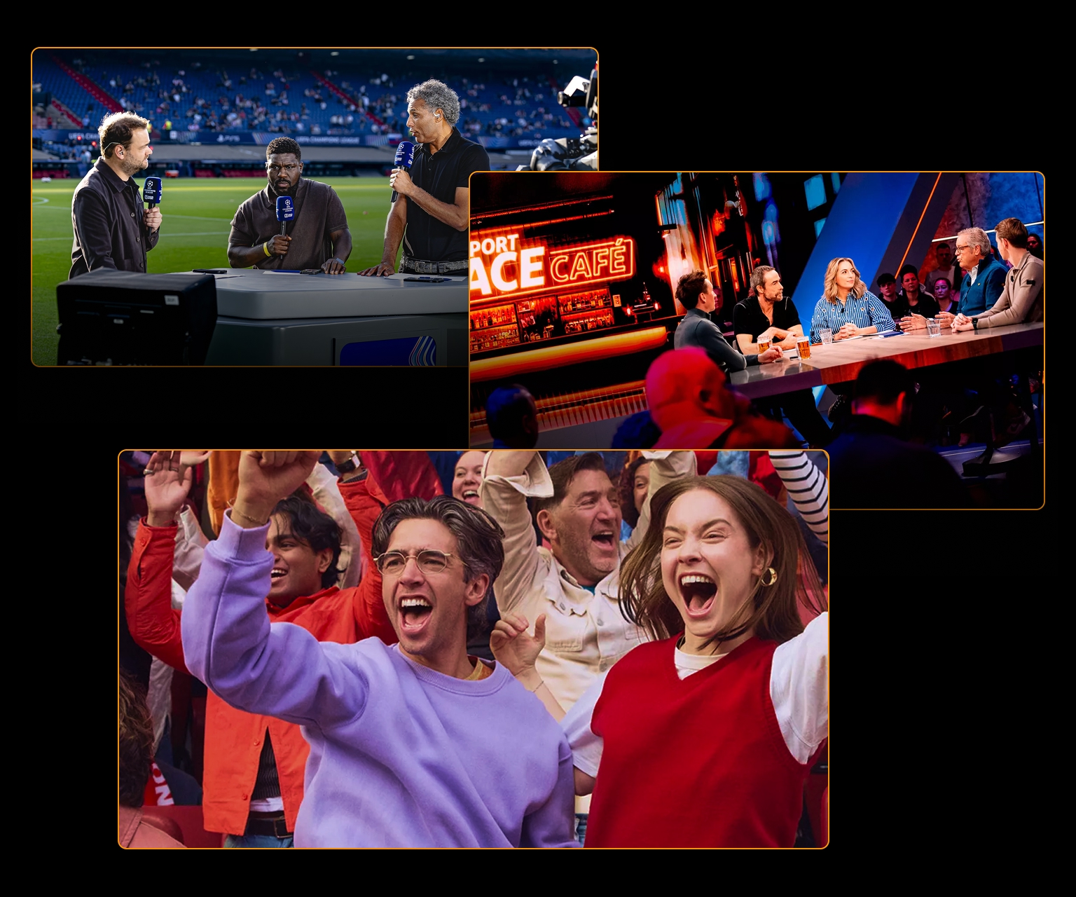 Bijpassende visual met beelden die je op Ziggo Sport kunt zien